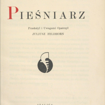 Strona tytułowa przekładu Juliusza Feldhorna. Źródło: polona.pl