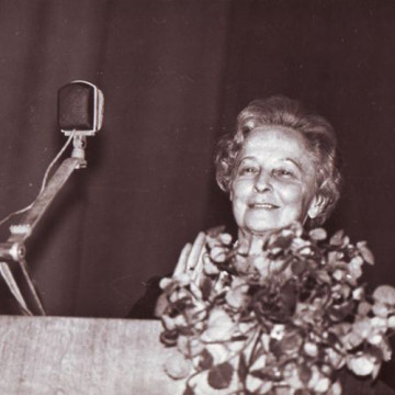 Halina Korsakienė, 1981. Źródło: Biržų rajono savivaldybės Jurgio Bielinio viešoji biblioteka. Uprzejmie dziękujemy Bibliotece za zgodę na publikację zdjęć.